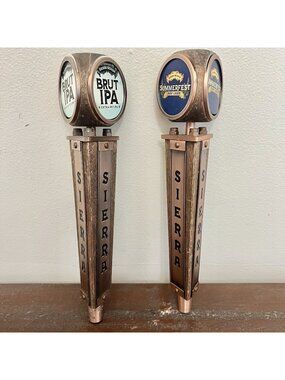 Sierra Nevada Tap Handle Interchangeable Inserts Summerfest Brut IPA Set Of 2